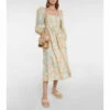 Outlet 😍 Ulla Johnson Leilani Printed Cotton Midi 👗 Dress 😉 -Paris Texas Sales Store unnamed file 786