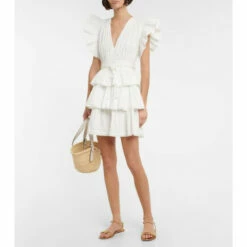 Best reviews of ✨ Ulla Johnson Camilla Ruffled Cotton Poplin Minidress 🧨