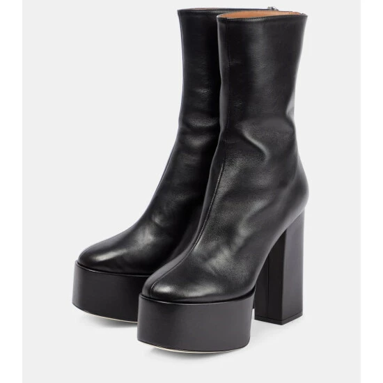 Budget 🤩 Paris Texas Lexy Leather Platform Ankle 🥾 Boots ✔️ 6 Budget 🤩 Paris Texas Lexy Leather Platform Ankle 🥾 Boots ✔️ - Image 4