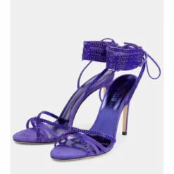 Budget 🤩 Paris Texas Holly Nicole Embellished Suede 🩴 Sandals 👏 -Paris Texas Sales Store unnamed file 853