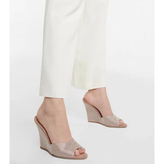 Hot Sale ๐ Paris Texas Holly Wanda Embellished Suede Mules ๐ 5 Hot Sale ๐ Paris Texas Holly Wanda Embellished Suede Mules ๐ - Image 3