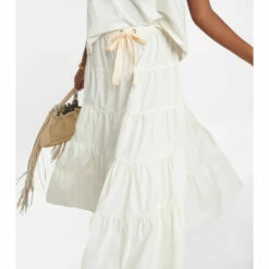 Best deal 😀 Ulla Johnson Wakana Cotton Poplin Maxi 👗 Skirt 🔥 -Paris Texas Sales Store unnamed file 889
