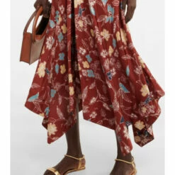 Wholesale ⭐ Ulla Johnson Alma Floral Ruched Silk 👗 Dress 😀 -Paris Texas Sales Store unnamed file 906