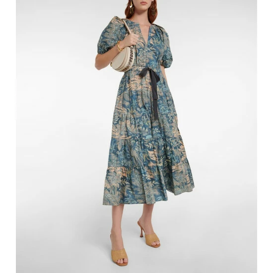 Hot Sale ๐งจ Ulla Johnson Olina Printed Cotton Midi ๐ Dress โ 3 Hot Sale ๐งจ Ulla Johnson Olina Printed Cotton Midi ๐ Dress โ