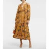 Budget 🛒 Ulla Johnson Noemi Floral Printed Jersey Midi 👗 Dress 😉 -Paris Texas Sales Store unnamed file 92