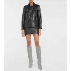 Cheap 💯 Paris Texas Embellished Suede Knee-high 🥾 Boots 😀