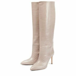 Deals 😀 Paris Texas Croc-effect Leather Knee-high 🥾 Boots ✨ -Paris Texas Sales Store unnamed file 974