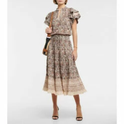 Deals 🤩 Ulla Johnson Printed Cotton-blend Top 🌟